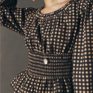 Anthropologie Novelty Waisted Tank Top size XSP